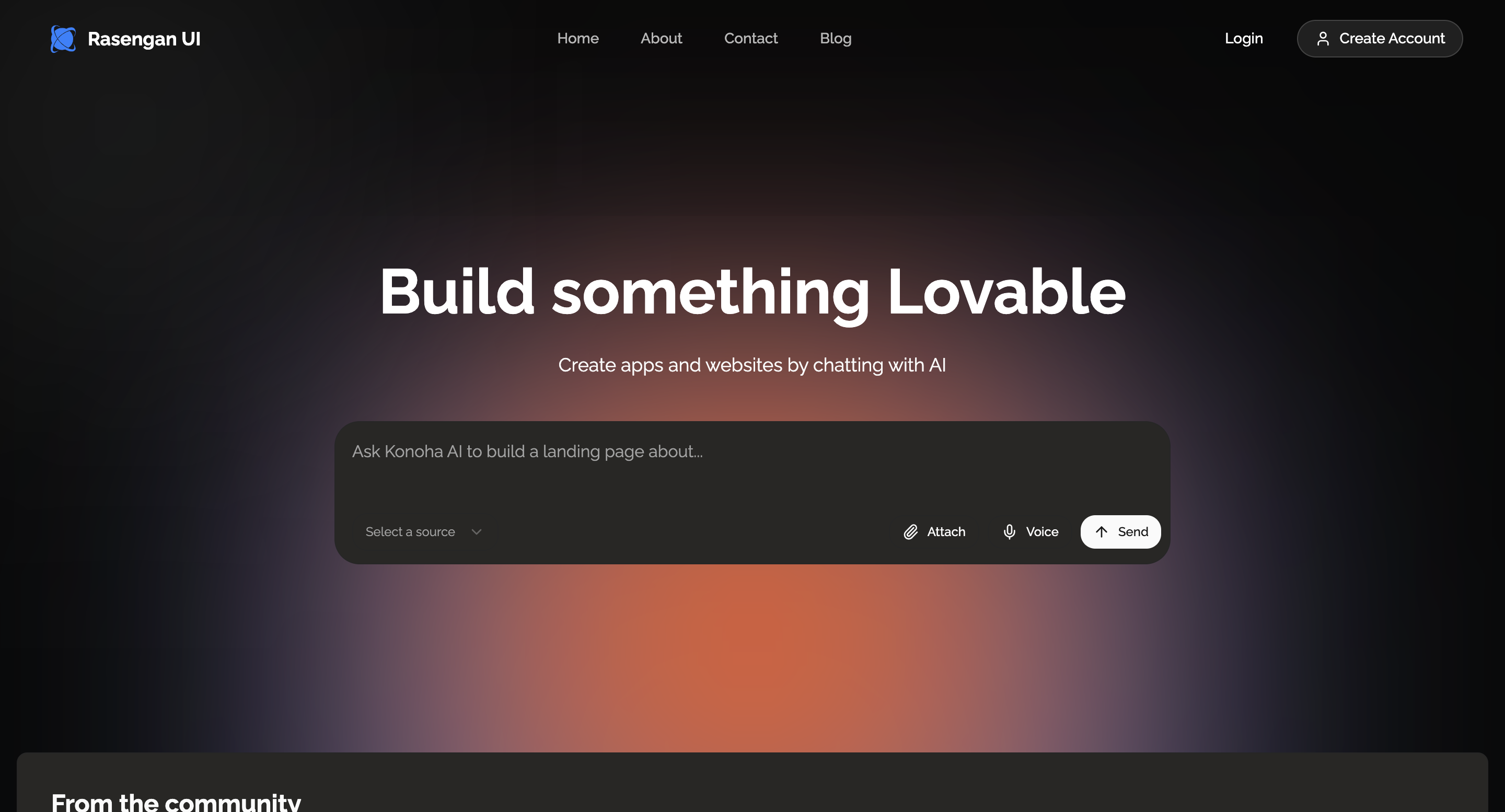 Landing Page